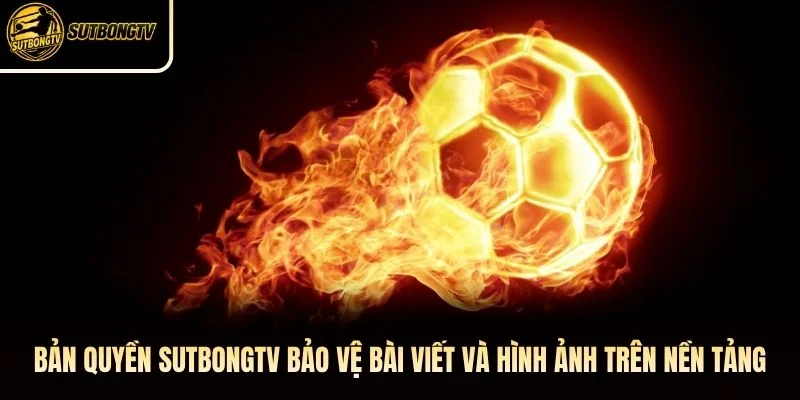 Bản quyền SutbongTV bảo vệ bài viết và hình ảnh trên nền tảng