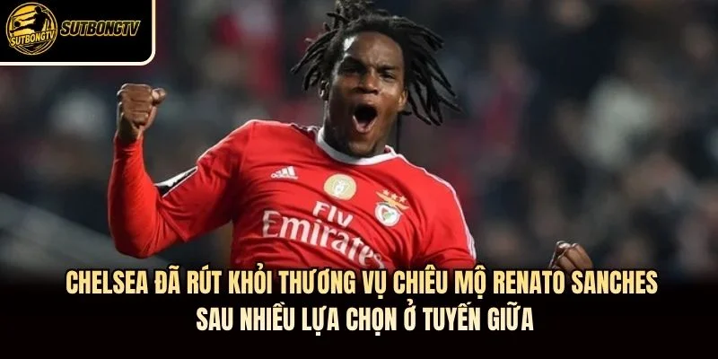 Chelsea đã rút khỏi thương vụ chiêu mộ Renato Sanches sau nhiều lựa chọn ở tuyến giữa