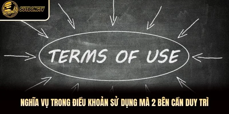 Nghĩa vụ trong điều khoản sử dụng mà 2 bên cần duy trì