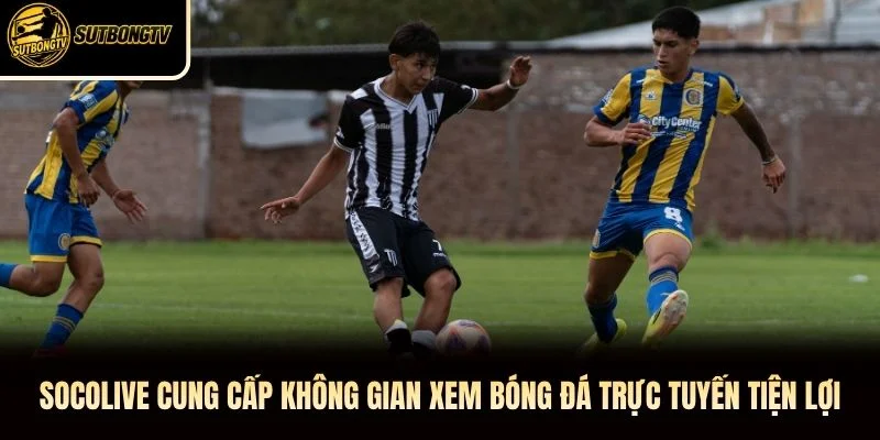 Socolive cung cấp không gian xem bóng đá trực tuyến tiện lợi